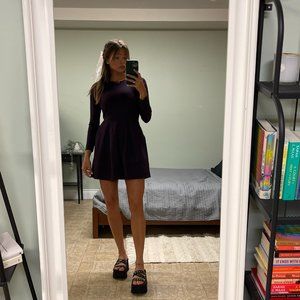 Deep purple Formal Dress With Pockets